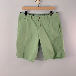 Paperbacks light green raw hem cotton shorts size 32 casual Brentwood chino